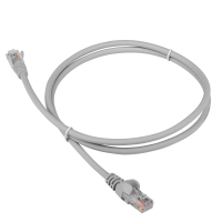 Патч-корд LANMASTER LSZH UTP кат.5e, 0.3 м, серый LANMASTER LAN-PC45/U5E-0.3-GY